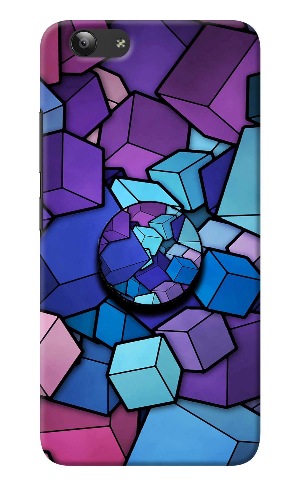 Cubic Abstract Vivo Y53 Pop Case