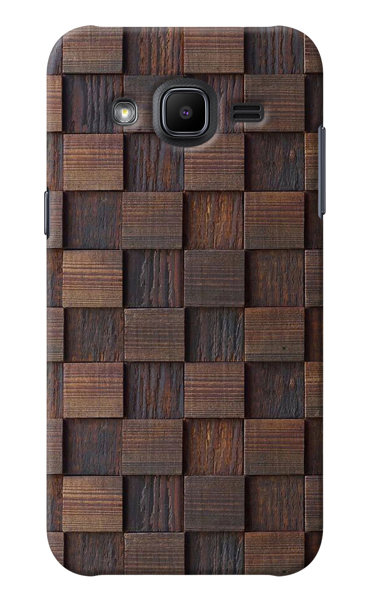 Wooden Cube Design Samsung J2 2017 Back Cover