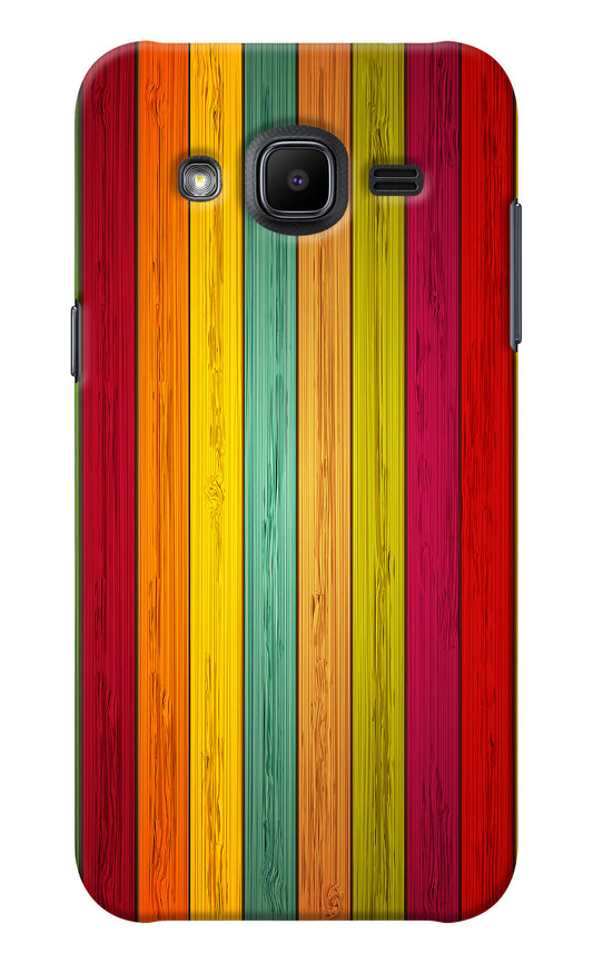 Multicolor Wooden Samsung J2 2017 Back Cover