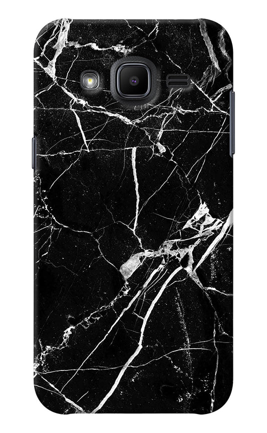 Black Marble Pattern Samsung J2 2017 Back Cover