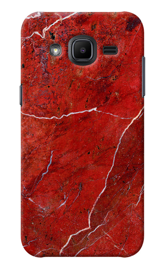 Red Marble Design Samsung J2 2017 Back Cover