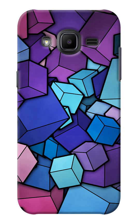 Cubic Abstract Samsung J2 2017 Back Cover