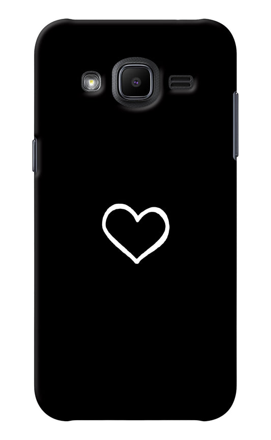 Heart Samsung J2 2017 Back Cover