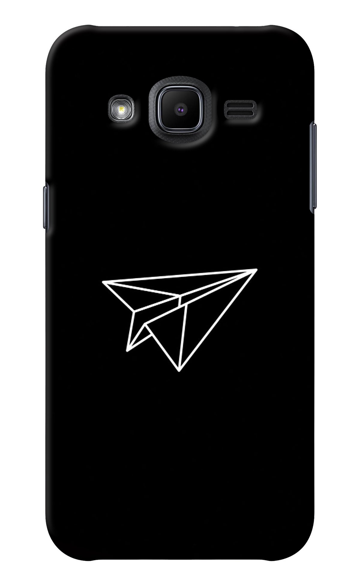 Paper Plane White Samsung J2 2017 Back Cover