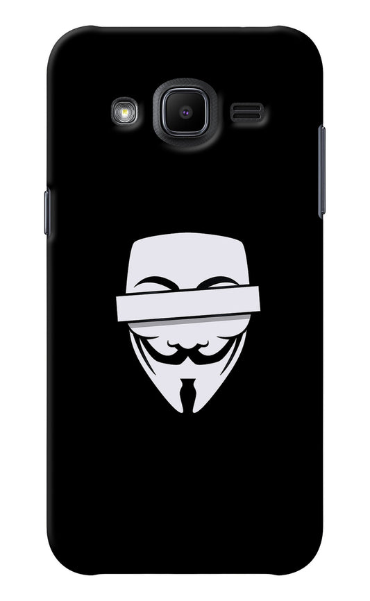 Anonymous Face Samsung J2 2017 Back Cover