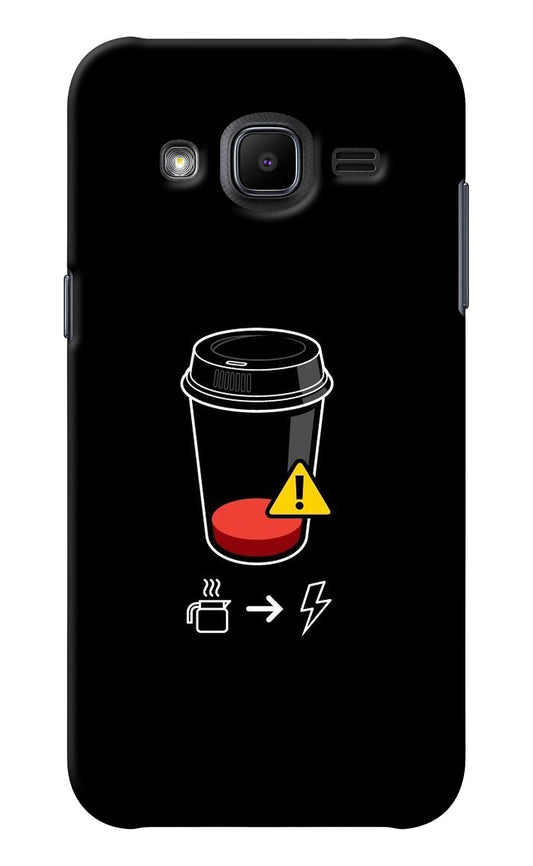 Coffee Samsung J2 2017 Back Cover