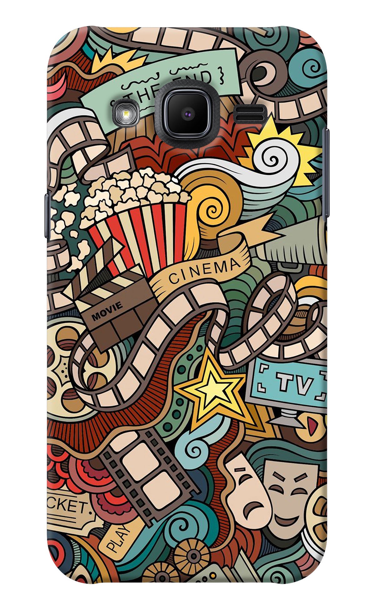 Cinema Abstract Samsung J2 2017 Back Cover