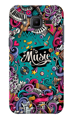 Music Graffiti Samsung J2 2017 Back Cover