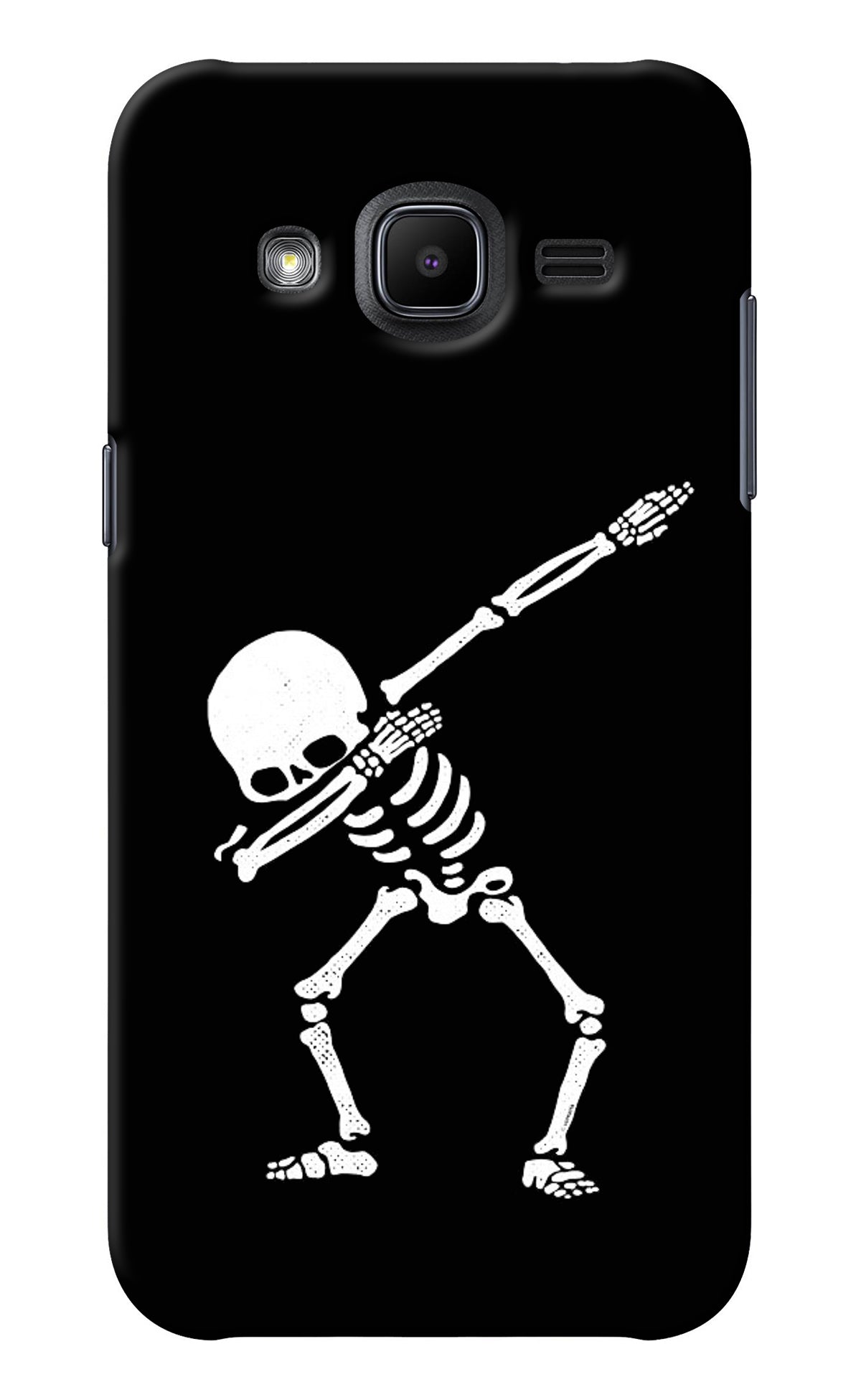 Dabbing Skeleton Art Samsung J2 2017 Back Cover