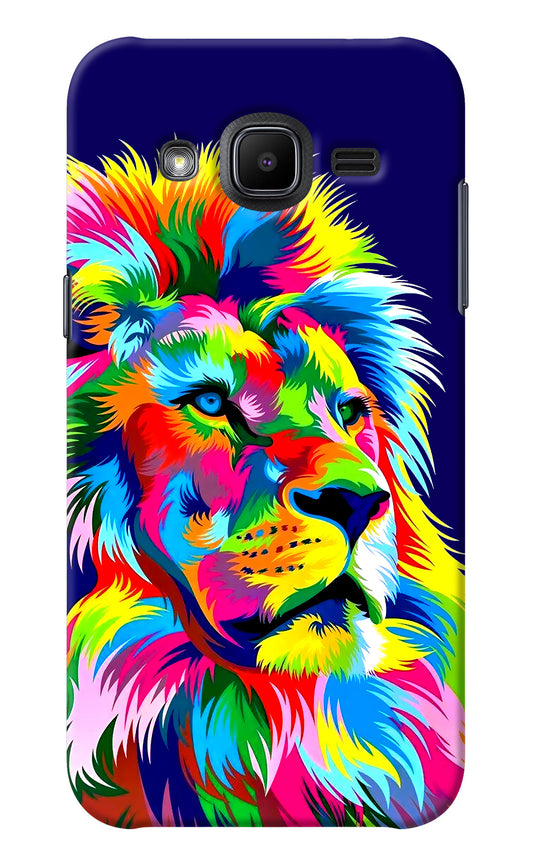 Vector Art Lion Samsung J2 2017 Back Cover