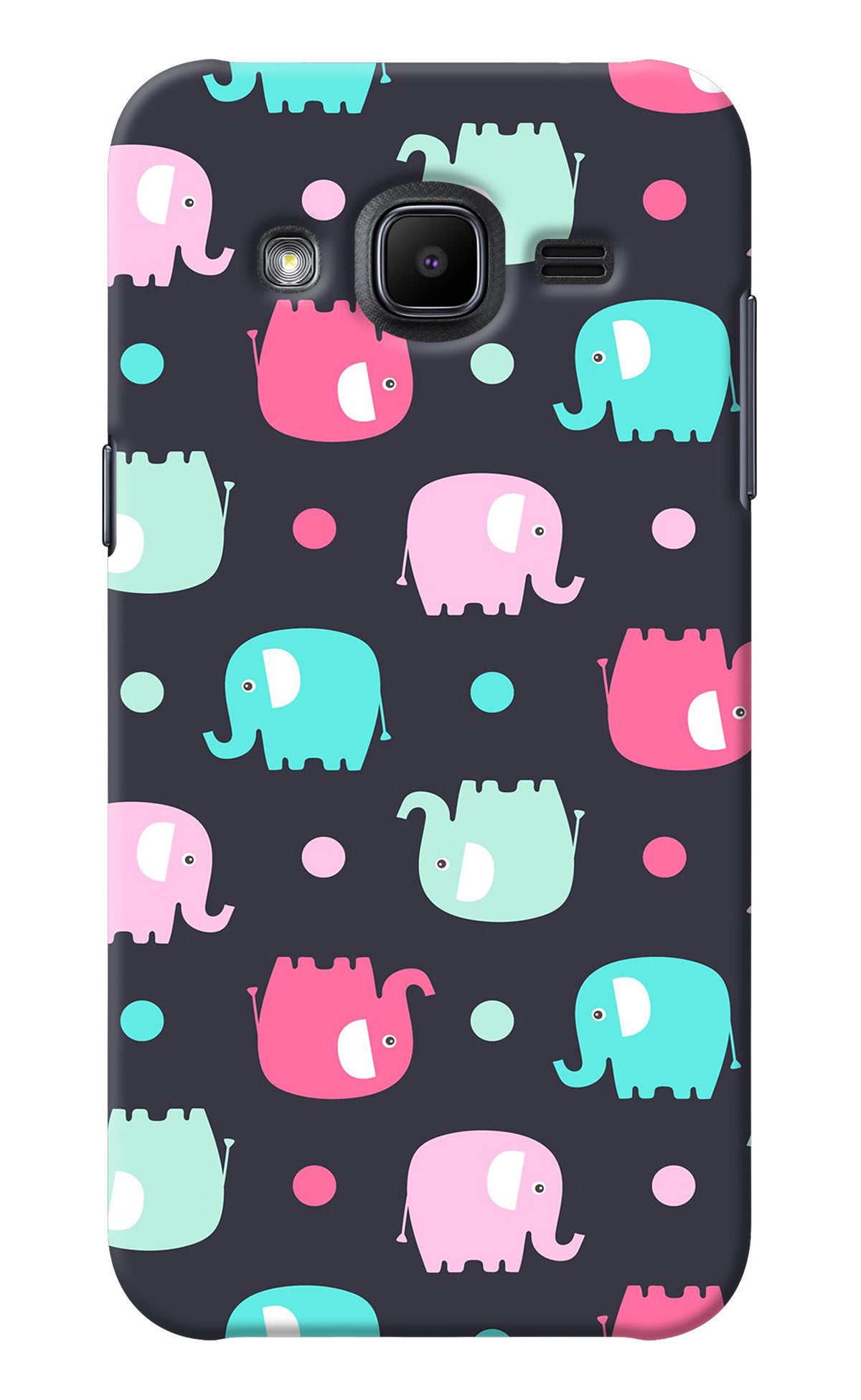 Elephants Samsung J2 2017 Back Cover