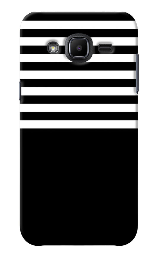 Black and White Print Samsung J2 2017 Back Cover