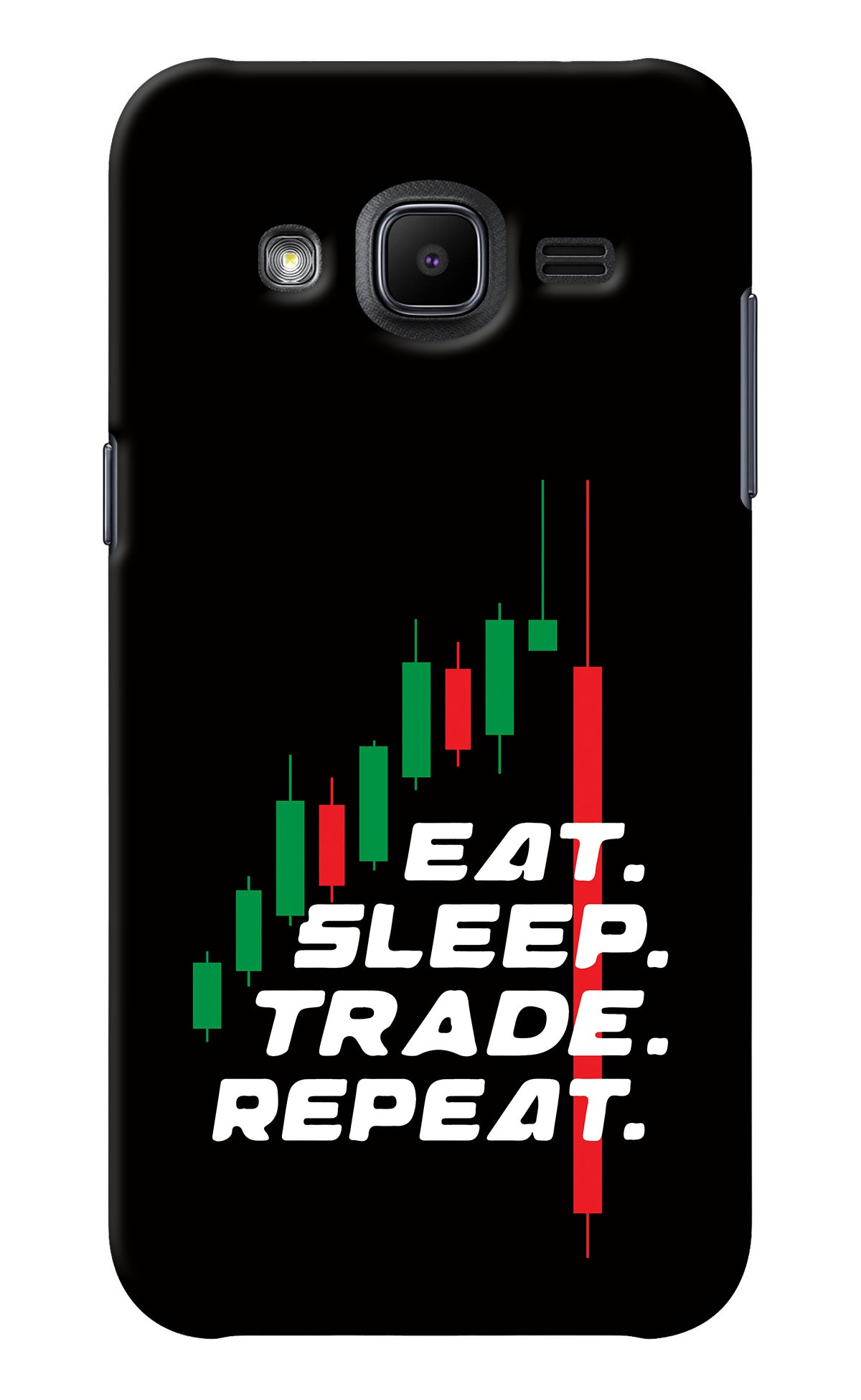 Eat Sleep Trade Repeat Samsung J2 2017 Back Cover