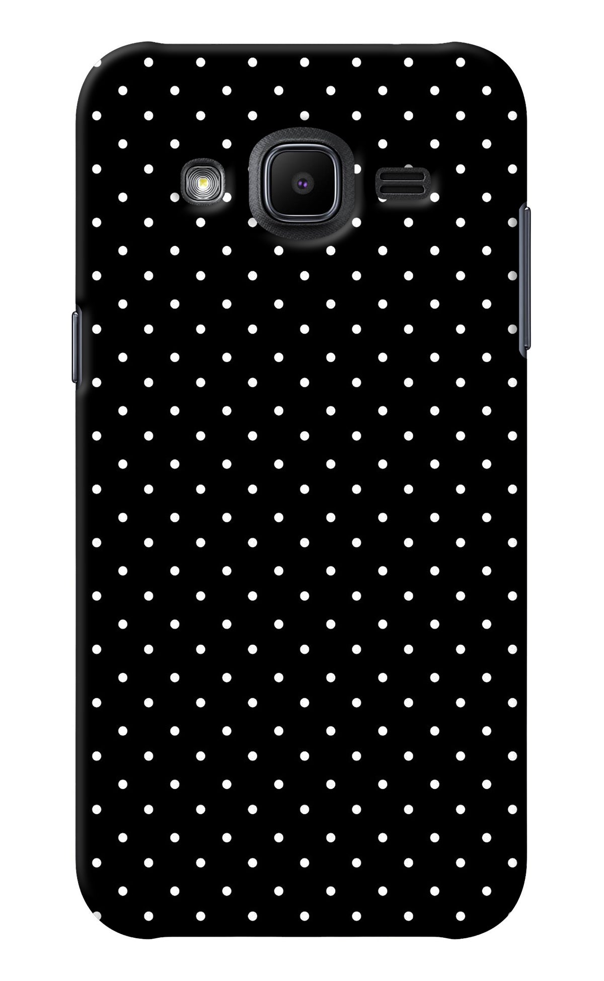 White Dots Samsung J2 2017 Back Cover