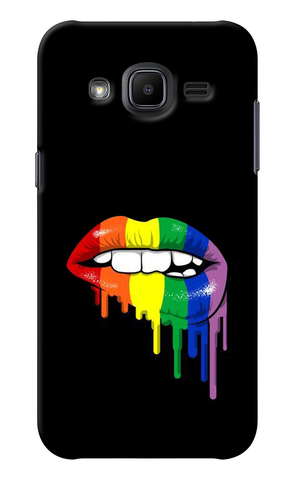 Lips Biting Samsung J2 2017 Back Cover