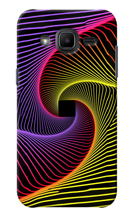 Colorful Strings Samsung J2 2017 Back Cover