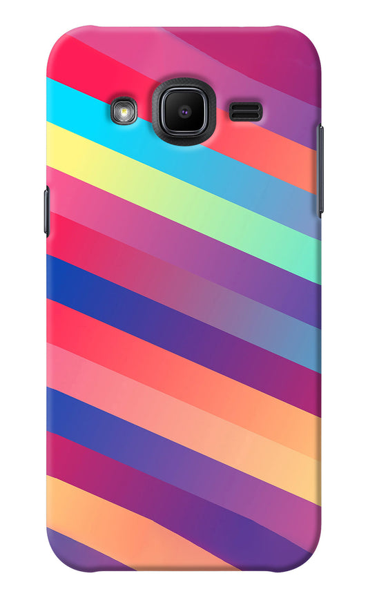 Stripes color Samsung J2 2017 Back Cover