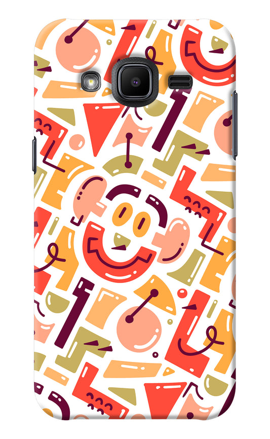 Doodle Pattern Samsung J2 2017 Back Cover
