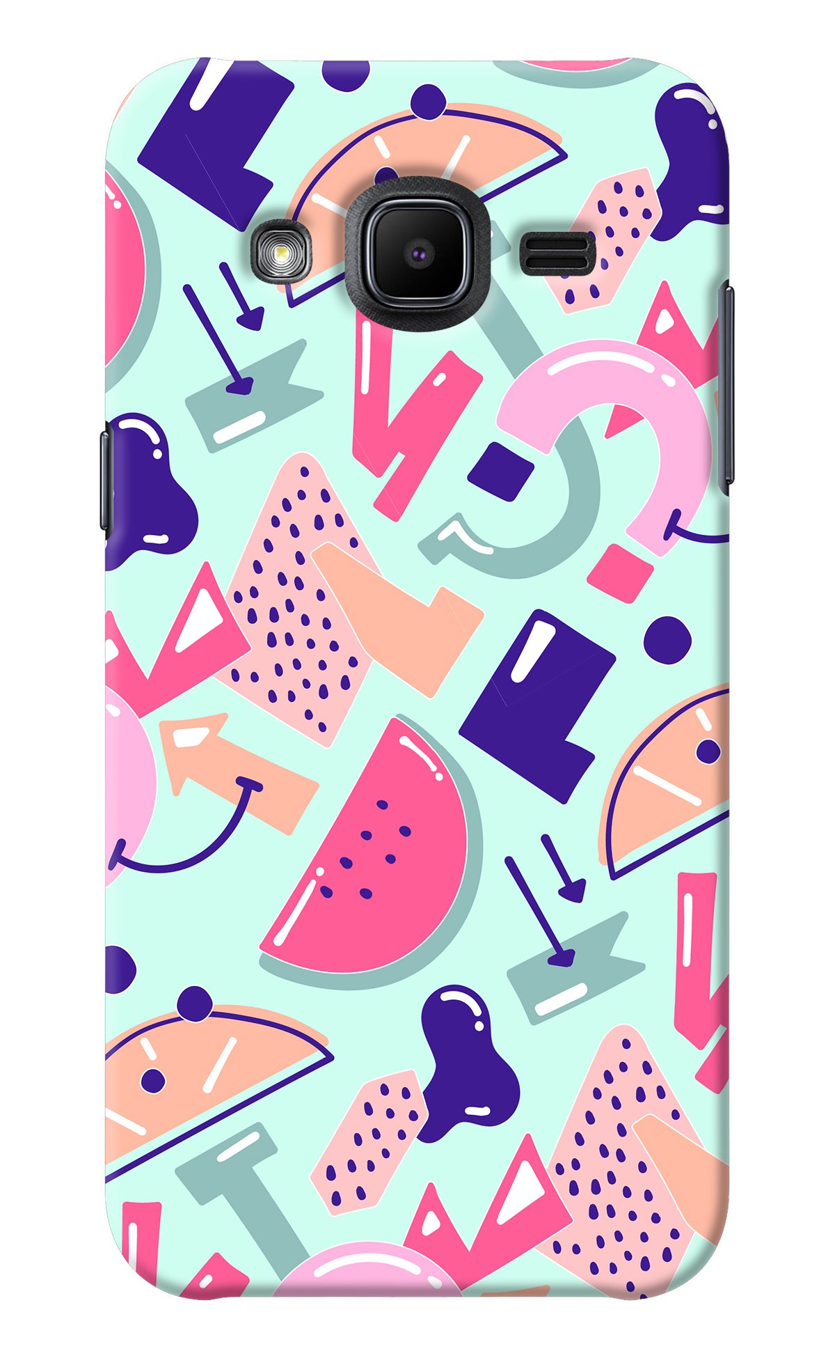 Doodle Pattern Samsung J2 2017 Back Cover