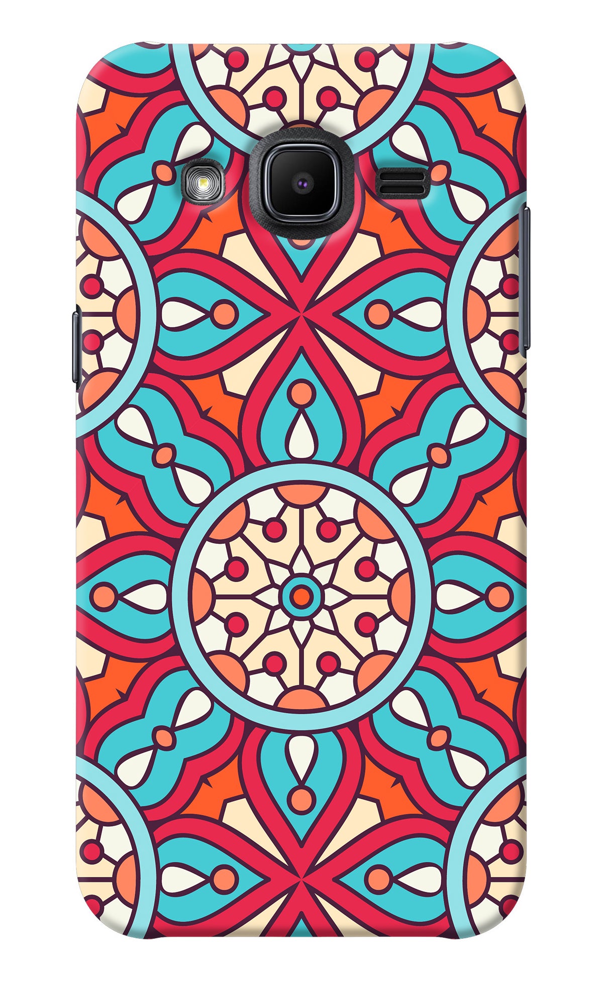 Mandala Geometric Samsung J2 2017 Back Cover