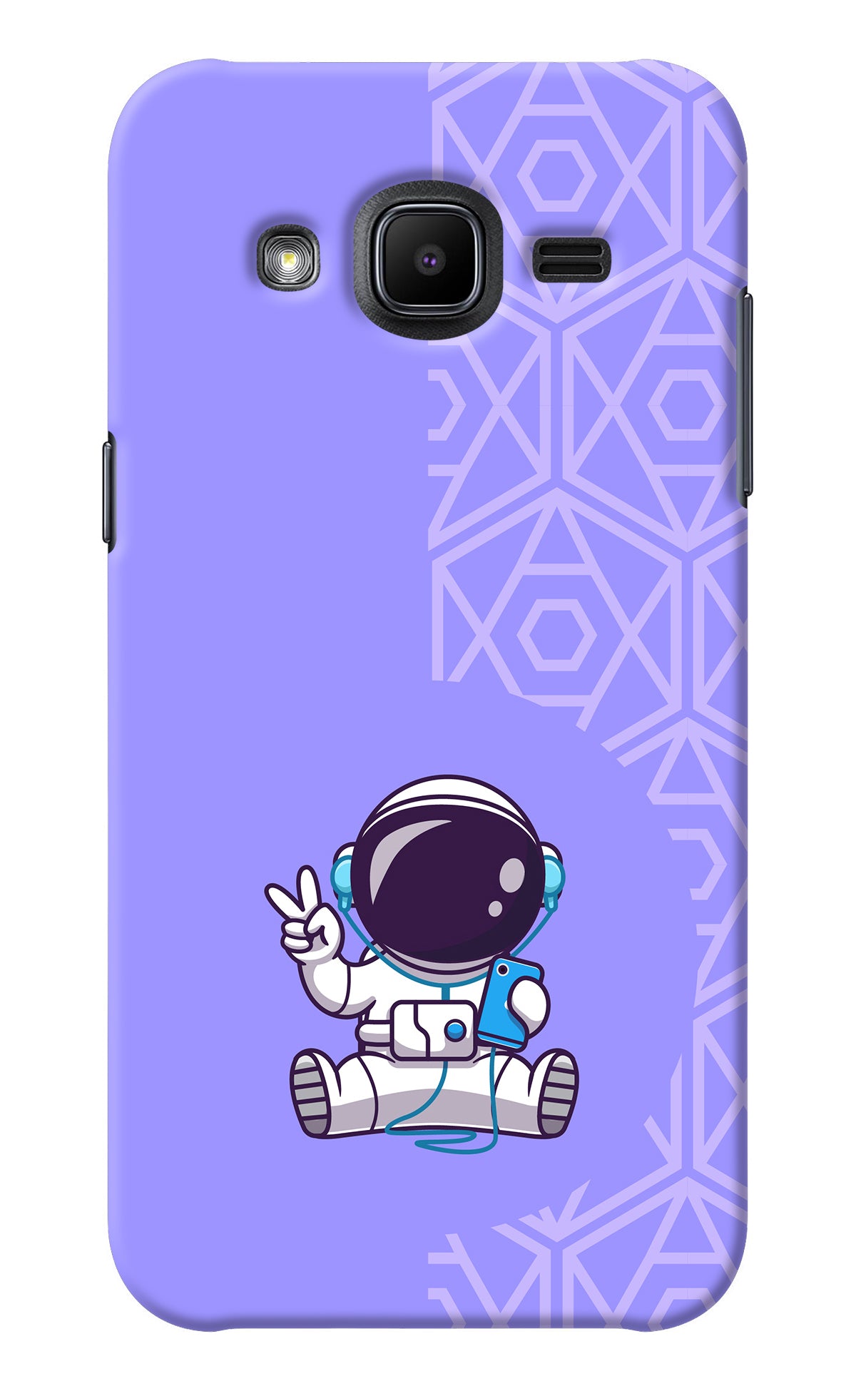 Cute Astronaut Chilling Samsung J2 2017 Back Cover