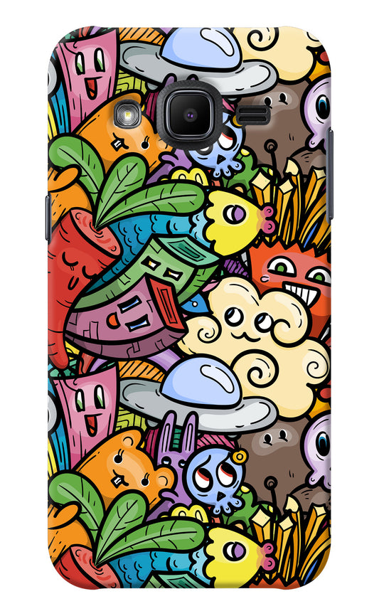 Veggie Doodle Samsung J2 2017 Back Cover