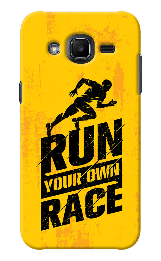 Run Your Own Race Samsung J2 2017 Back Cover