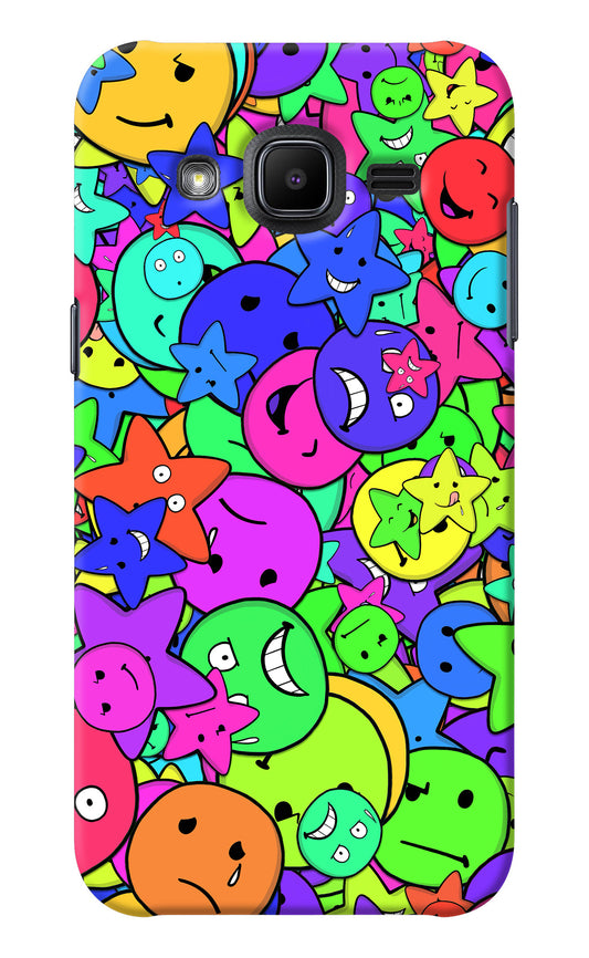 Fun Doodle Samsung J2 2017 Back Cover