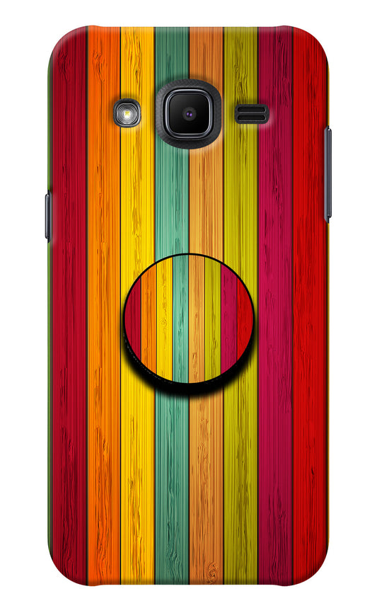 Multicolor Wooden Samsung J2 2017 Pop Case