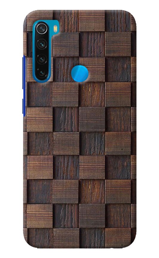 Wooden Cube Design Redmi Note 8 Back Cover