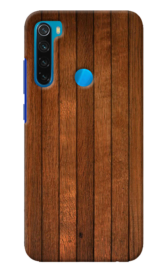 Wooden Artwork Bands Redmi Note 8 Back Cover