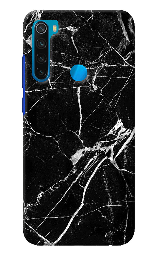 Black Marble Pattern Redmi Note 8 Back Cover