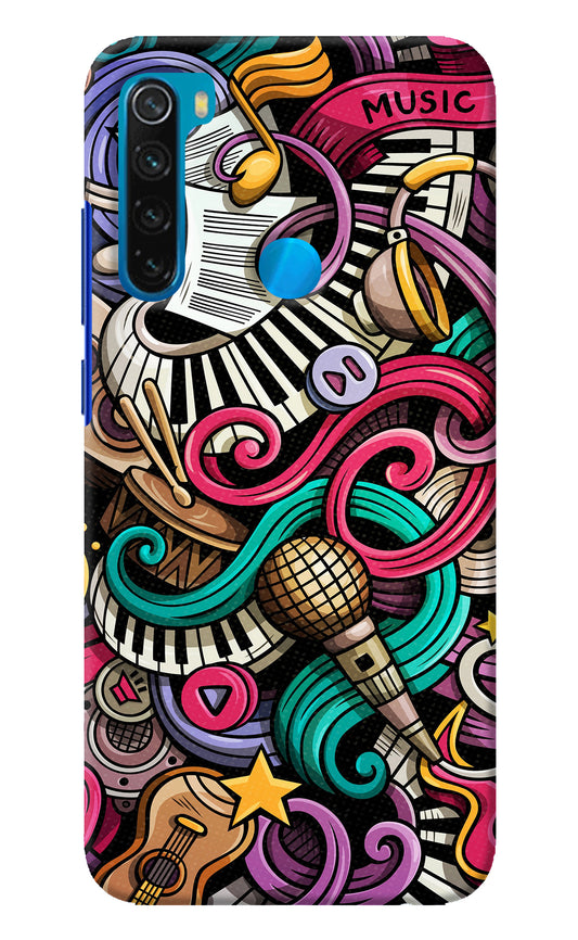 Music Abstract Redmi Note 8 Back Cover