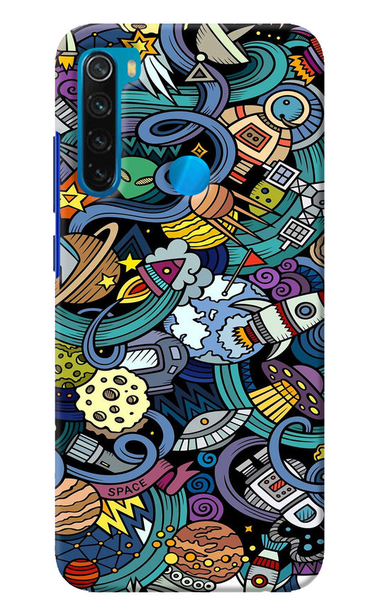 Space Abstract Redmi Note 8 Back Cover