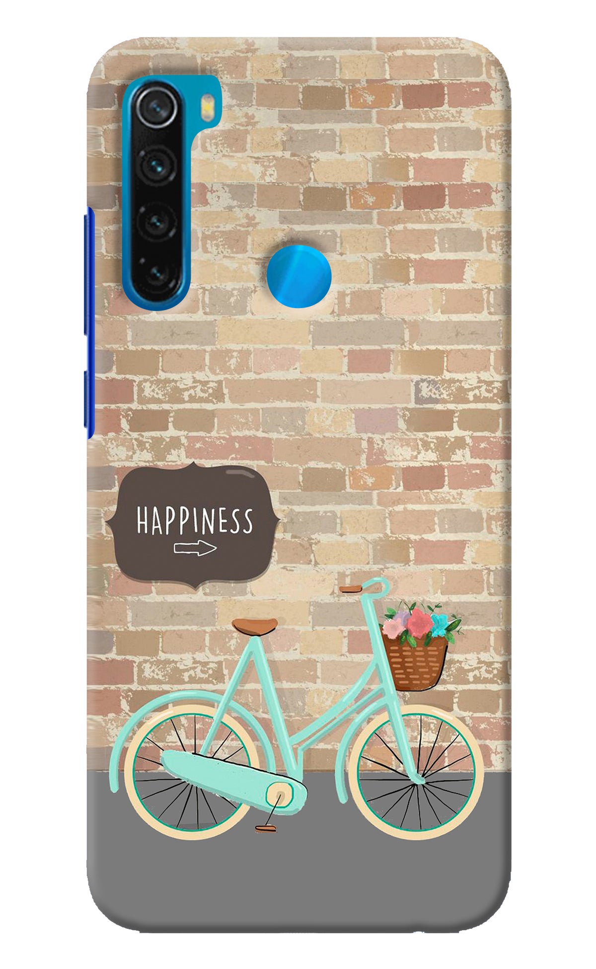 Happiness Artwork Redmi Note 8 Back Cover