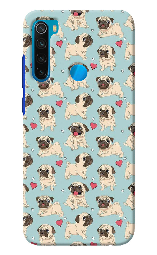 Pug Dog Redmi Note 8 Back Cover