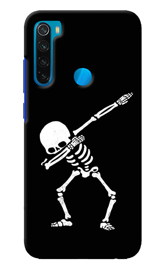 Dabbing Skeleton Art Redmi Note 8 Back Cover