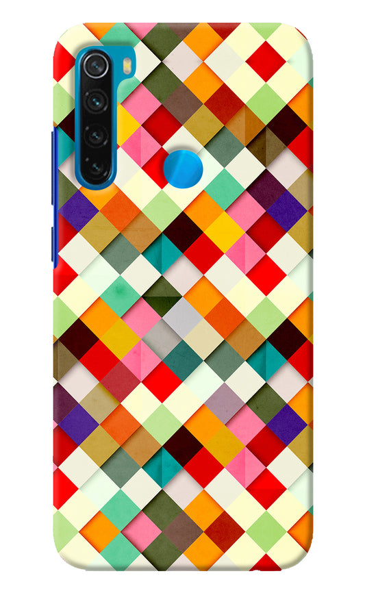 Geometric Abstract Colorful Redmi Note 8 Back Cover