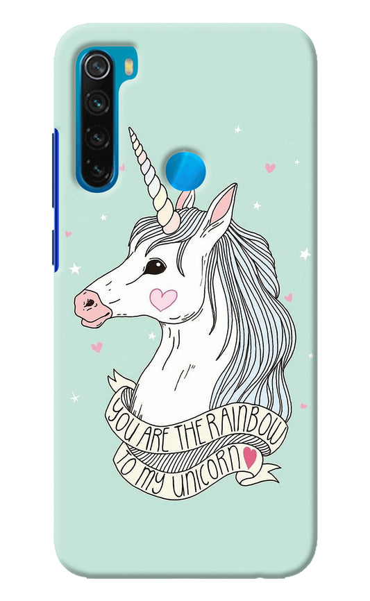 Unicorn Wallpaper Redmi Note 8 Back Cover