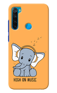 High On Music Redmi Note 8 Back Cover