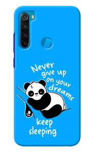 Keep Sleeping Redmi Note 8 Back Cover