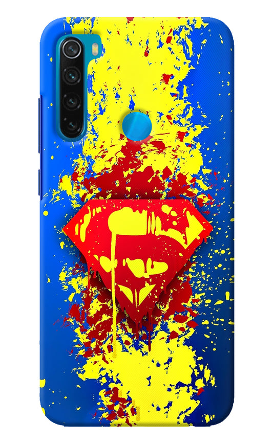 Superman logo Redmi Note 8 Back Cover