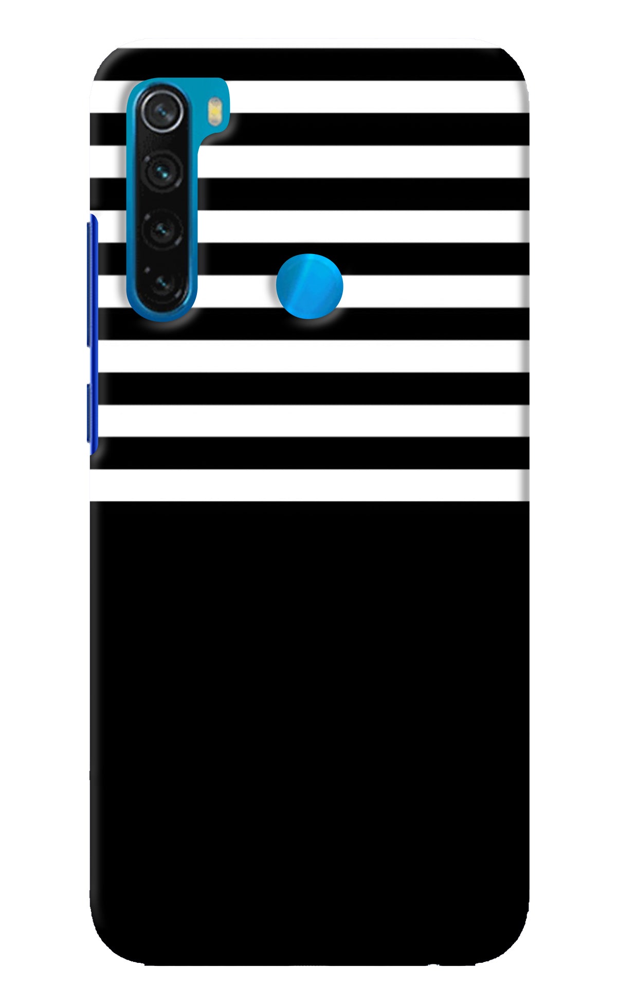 Black and White Print Redmi Note 8 Back Cover