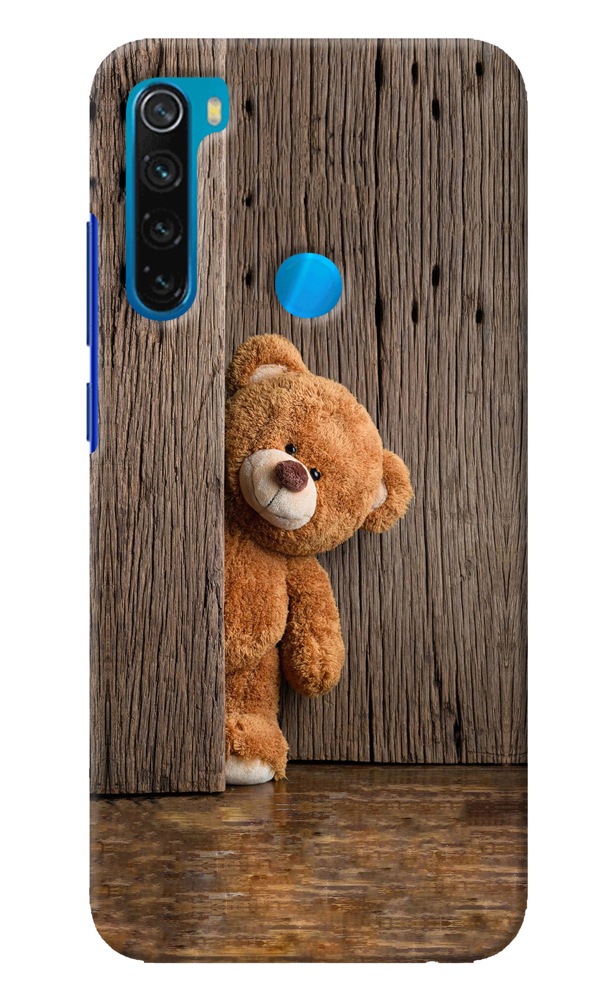 Teddy Wooden Redmi Note 8 Back Cover