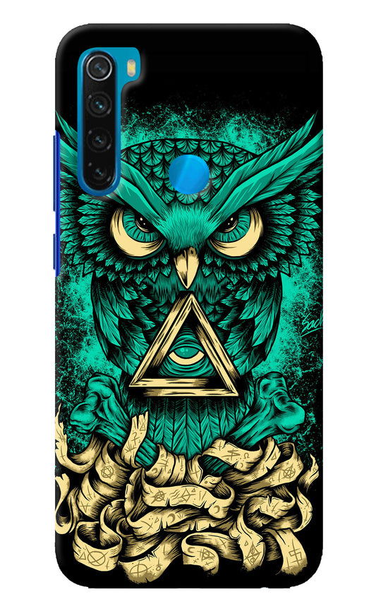 Green Owl Redmi Note 8 Back Cover
