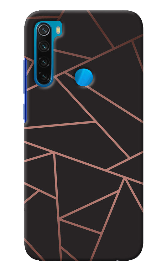 Geometric Pattern Redmi Note 8 Back Cover