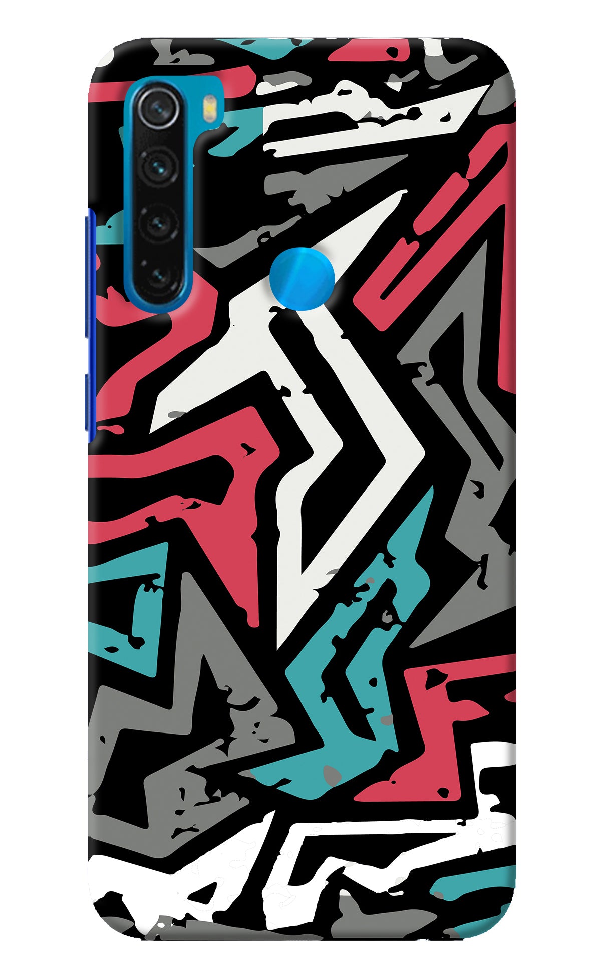 Geometric Graffiti Redmi Note 8 Back Cover