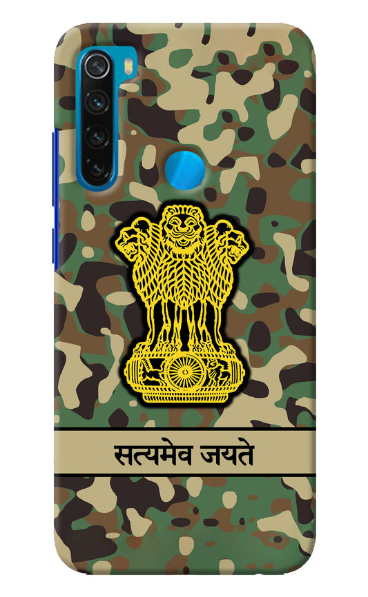 Satyamev Jayate Army Redmi Note 8 Back Cover