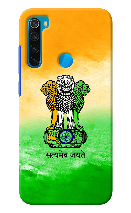Satyamev Jayate Flag Redmi Note 8 Back Cover