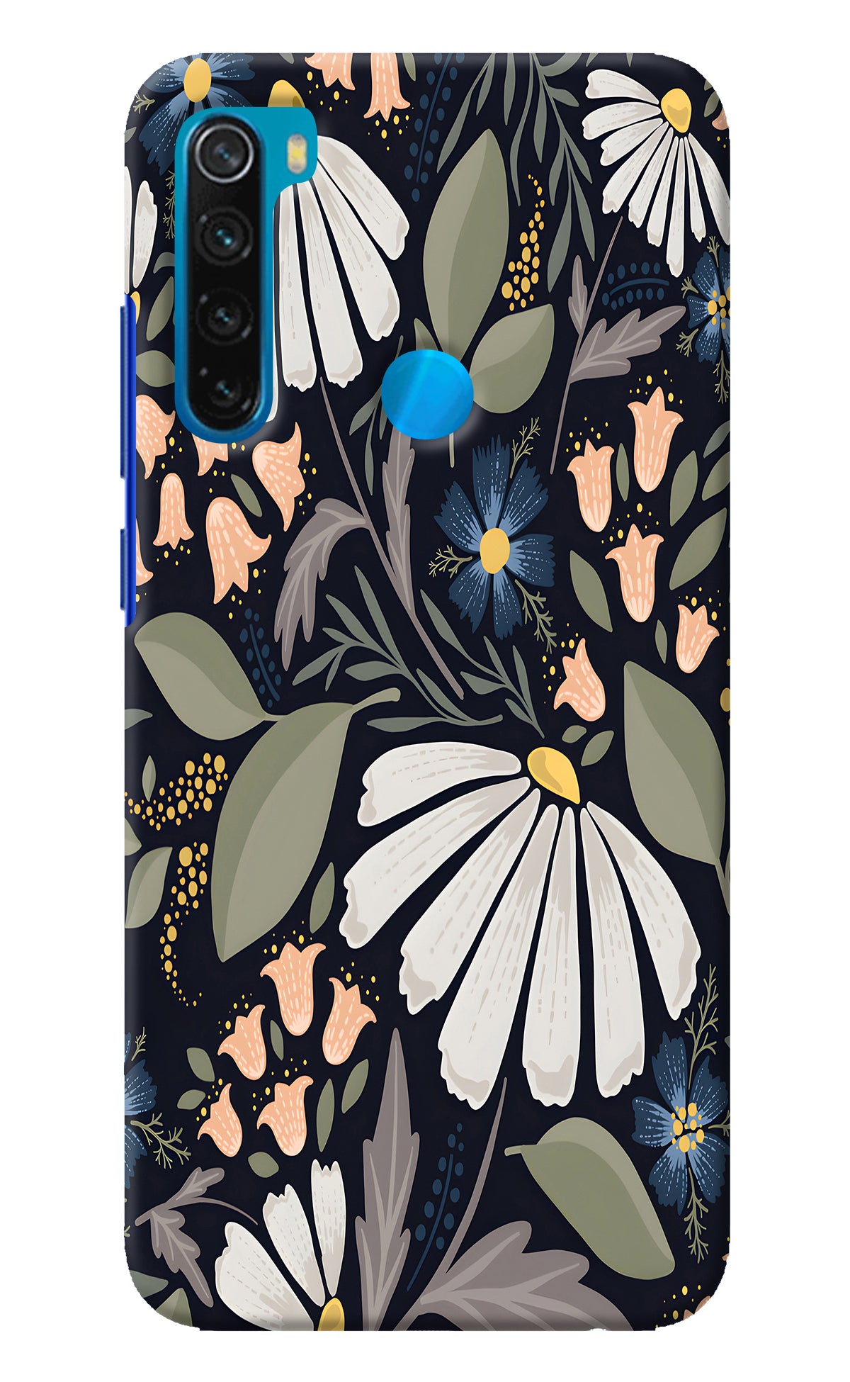 Flowers Art Redmi Note 8 Back Cover